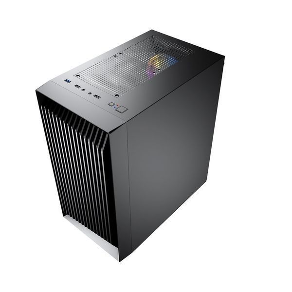 Case 1STPLAYER BS-2 BLACK, mATX w/o PSU, Tempered Glass Side Panel, Unique Front Panel, F1 ARGB fans (2xFront ,1xRear), MB Synchro, 3.5&rdquo; HDD*1 / 2.5&rdquo; SSD*2, USB3.0*1, USB2.0*2, HD AUDIO, Bottom Mount PSU, CPU max H = 155mm, VGA max L = 290mm, SPCC 0.5mm, 33380 DOXYTERRA.md foto
