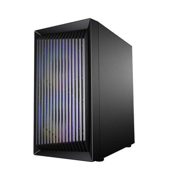 Case 1STPLAYER BS-2 BLACK, mATX w/o PSU, Tempered Glass Side Panel, Unique Front Panel, F1 ARGB fans (2xFront ,1xRear), MB Synchro, 3.5&rdquo; HDD*1 / 2.5&rdquo; SSD*2, USB3.0*1, USB2.0*2, HD AUDIO, Bottom Mount PSU, CPU max H = 155mm, VGA max L = 290mm, SPCC 0.5mm, 33380 DOXYTERRA.md foto