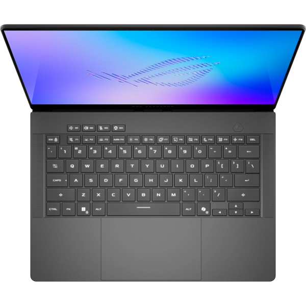 Laptop ASUS 14.0 ROG Zephyrus G14 GU405AR Eclipse Gray, Intel Core Ultra 9 386H, 32Gb LPDDR5X,  1Tb, GeForce RTX 5070 Ti 12Gb, 14.0 OLED 3K (2880x1800) 120Hz AR, HDMI, 802.11be, TB4, USB-C, USB-A, CR, IR FHD Web, Win11 Home, Illum RGB Keyb, Sleeve, GU405A 269431 DOXYTERRA.md foto
