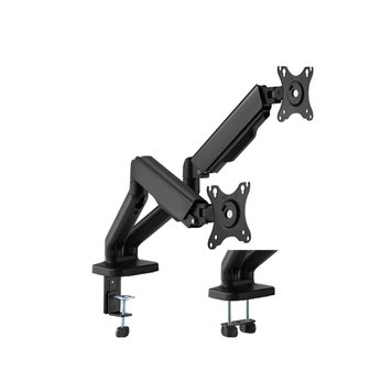 Крепление мониторов Brateck LDT46-C024 Spring-Assisted Dual Monitor Arm, for 2 monitors, Clamp-on, 17"-32", Tilt Range +90° ~ -90°; Swivel Range +90° ~ -90°; Screeen Rotation 360°, VESA: 75x75, 100x100, Arm Extend: 450mm, Weight Capacity per screen 9 Kg ( 30916 фото