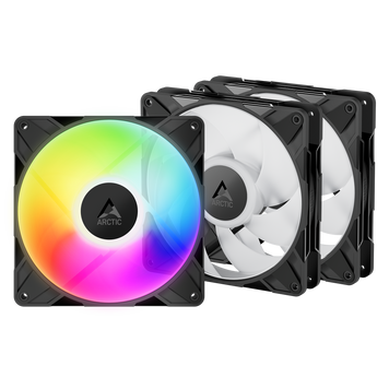 Вентилятор для корпуса Case/CPU FAN Arctic P14 Pro A-RGB Black 3-PACK, A-RGB PWM Fan with Cable Splitter, 140x140x27 mm, 4-Pin-Connector + 4-Pin-Socket, 400-2500rpm, Airflow 110 cfm / 186 m3/h, ACFAN00320A 33529 DOXYTERRA.md фото