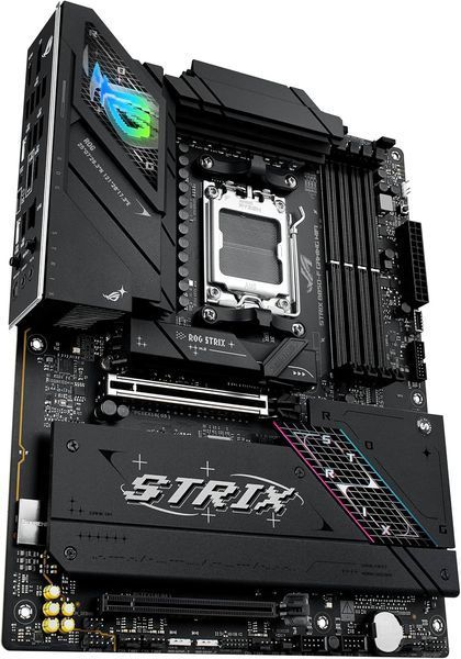 Placa de baza ASUS ROG STRIX B850-F GAMING WIFI AMD B850, AM5, Dual DDR5 8000+MHz, 2xPCIe 5.0 x16 slot, HDMI/DisplayPort, USB Type-C, SATA&PCIe RAID, 2xM.2 PCIe 5.0 x4, M.2 PCIe 4.0 x4, Wi-Fi 7 802.11be&BT 5,4, 2.5Gb Ethernet, Aura 33141 DOXYTERRA.md foto