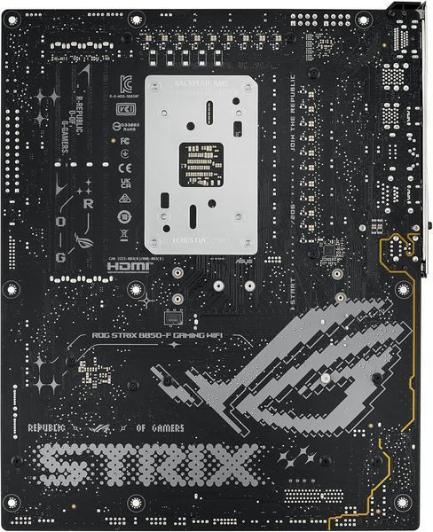 Placa de baza ASUS ROG STRIX B850-F GAMING WIFI AMD B850, AM5, Dual DDR5 8000+MHz, 2xPCIe 5.0 x16 slot, HDMI/DisplayPort, USB Type-C, SATA&PCIe RAID, 2xM.2 PCIe 5.0 x4, M.2 PCIe 4.0 x4, Wi-Fi 7 802.11be&BT 5,4, 2.5Gb Ethernet, Aura 33141 DOXYTERRA.md foto