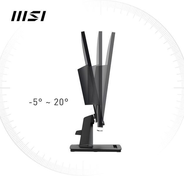 Monitor 27 MSI IPS LED PRO MP275 Black (1ms, 1000:1, 300cd, 1920x1080, 178&deg;/178&deg;, VGA, HDMI, Refresh Rate 100Hz, HDR, Audio Line-in/out, Speakers 2 x 2W, VESA) 33113 DOXYTERRA.md фото