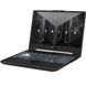 15.6 ASUS TUF Gaming A15 FA506NF, AMD Ryzen 5 7535HS 3.3-4.55GHz/16GB DDR5/M.2 NVMe 512GB SSD/GeForce RTX2050 4GB GDDR6/WiFi 6 802.11ax/BT5.1/USB Type C/HDMI/Backlit RGB Keyboard/15.6 FHD IPS LED-backlit 144Hz (1920x1080)/NoOS/Gaming FA506NF-HN018 31802 foto 1