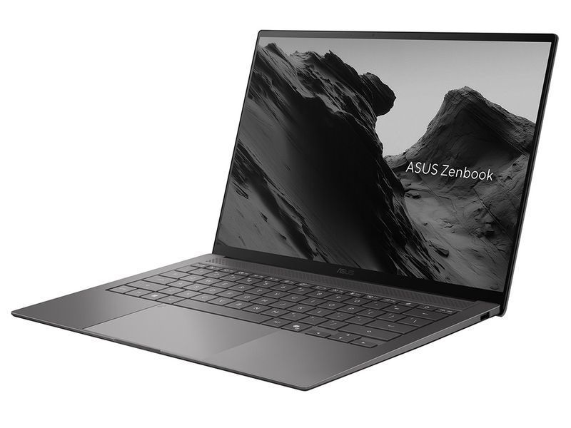 Laptop ASUS 14.0 Zenbook S 14 UX5406AA Antrim Gray, Intel Core Ultra 7 355, 32Gb LPDDR5X, 512Gb, Intel Graphics, 14.0 OLED 3K (2880x1800) 120Hz Glare, HDMI, 802.11be, TB4, USB-A, IR FHD Web, Win11 Home, Illum Keyb, Sleeve, UX5406AA-SW416W 269349 DOXYTERRA.md фото