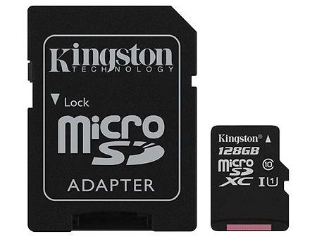 128GB Kingston Canvas Select Plus SDCS2/128GB microSDHC, 100MB/s, (Class 10 UHS-I) + Adapter MicroSD-SD (card de memorie/карта памяти) 26212 фото