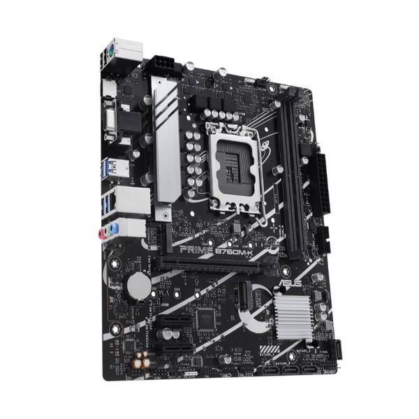 Материнская плата ASUS PRIME B760M-K Intel B760, LGA1700, Dual DDR5 8000MHz, PCIe 4.0 x16, D-Sub/HDMI, USB3.2, SATA RAID, 2 x M.2 slots PCIe 4.0 x4, SB 8-Ch., GigabitLAN, Aura Sync RGB Lighting 31237 фото