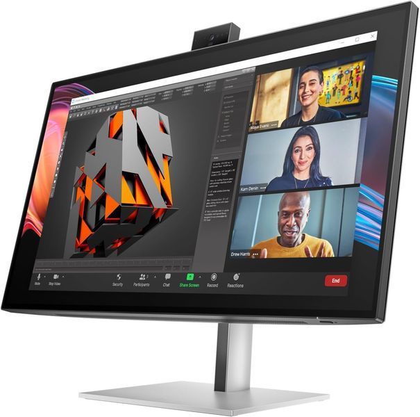 Monitor 27 HP S7 Pro 727pm Silver, IPS, 3840x2160 4K UHD, 60Hz, 5ms, 400cd, DCR10mil:1, HDMI+DP+TypeC+Thunderbolt, WebCAM, LAN, Speakers, Pivot 244648 DOXYTERRA.md foto