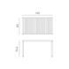 Masa de gradina Nardi CUBE 140x80 CAFFE vern. caffe 47757.05.000 (Masa pentru gradina exterior terasa balcon) 28370 foto 2 DOXYTERRA.md