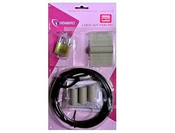 Gembird LK-001 Lock kit for PC (cablu antifurt cu lacat pentru computer/кабель с замком для компьютера) 14507 фото