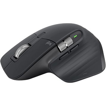 Мышь беспроводная Logitech MX Master 3s Graphite Wireless Mouse, 2.4GHz Wireless+Bluetooth, Darkfield high precision, USB Unifying Receiver, Rechargeable Li-Po (500 mAh) battery, 910-006559 (mouse fara fir/беспроводная мышь) 31076 фото