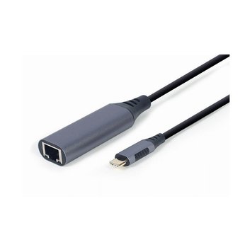 Gembird A-USB3C-LAN-01, USB type-C Gigabit network adapter, Space Grey 30009 foto