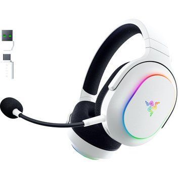 Наушники игровые Razer Gaming Headset Barracuda X Chroma White (RZ04-05220200-R3M1) 7.1 Surround Sound, Wireless 2.4Ghz + Bluetooth 5.3, 20 - 20,000 Hz, 32 ohm, 109 dB, Razer HyperClear Cardioid Mic, Razer Chroma RGB, Razer TriForce 40 mm Drivers 33781 DOXYTERRA.md фото