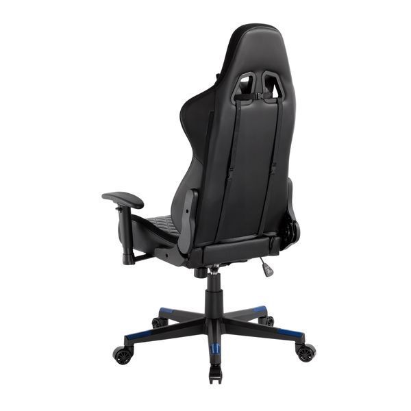 Scaun de gaming LumiVida Gaming Chair with Headrest & Lumbar Support & RGB Lights LV-CH06-30, Black, PVC Leather, 2D Armrest, Steel Frame, 350mm Nylon Plastic Base, Nylon Caster, 80mm Class 4 Gas Lift, Weight Capacity 150 Kg (Scaun de gaming cu tetieră și 33412 DOXYTERRA.md foto