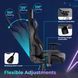 Scaun de gaming LumiVida Gaming Chair with Headrest & Lumbar Support & RGB Lights LV-CH06-30, Black, PVC Leather, 2D Armrest, Steel Frame, 350mm Nylon Plastic Base, Nylon Caster, 80mm Class 4 Gas Lift, Weight Capacity 150 Kg (Scaun de gaming cu tetieră și 33412 foto 4 DOXYTERRA.md