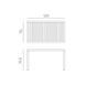 Стол Nardi CUBE 120x70 CAFFE vern. caffe 47657.05.000 (Стол для сада террасы балкон) 31007 фото 2 DOXYTERRA.md
