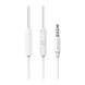 Borofone BM36 white (709707) Acura Universal earphones with mic, Speaker outer diameter 10MM, cable length 1.2m, Microphone, adapted to control Apple and Android 28596 фото 2