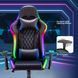 Scaun de gaming LumiVida Gaming Chair with Headrest & Lumbar Support & RGB Lights LV-CH06-30, Black, PVC Leather, 2D Armrest, Steel Frame, 350mm Nylon Plastic Base, Nylon Caster, 80mm Class 4 Gas Lift, Weight Capacity 150 Kg (Scaun de gaming cu tetieră și 33412 foto 3 DOXYTERRA.md