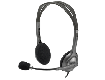 Logitech Stereo Headset H111, Headset: 20Hz-20kHz, Microphone: 100Hz-16kHz, 1.8m cable, 1 x mini-jack 3.5mm, 981-000593 (casti cu microfon/наушники с микрофоном) 22175 foto