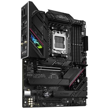 Материнская плата ASUS ROG STRIX B650E-F GAMING WIFI AMD B650, AM5, Dual DDR5 8000+MHz, PCIe 5.0 x16 slot, HDMI/DisplayPort, USB Type-C, SATA&PCIe RAID, M.2 PCIe 5.0 x4 Socket, 2xM.2 PCIe 4.0 x4, Wi-Fi 6E 802.11ax, 2.5Gb Ethernet, Aura 31238 фото