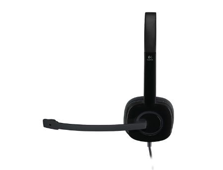 Сasti cu microfon Logitech H151 Stereo Headset, Headphone: 20Hz-20kHz, Microphone: 100Hz-6.5kHz, 1.8m cable, 981-000589 (casti cu microfon/наушники с микрофоном) 21909 foto