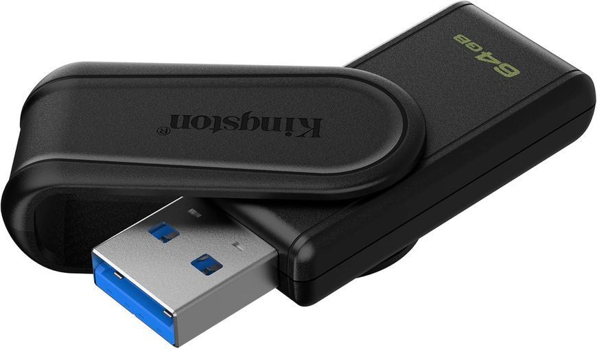 64GB USB Flash Drive Kingston DTXS/64GB DataTraveler Exodia S Black, Moving cap design, USB3.2, Read 100 MB/s, Write 12 MB/s) 33115 DOXYTERRA.md foto