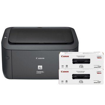 Printer Canon i-Sensys LBP6030B & 2 x CRG725, Black, A4, 2400x600 dpi, 18ppm, Memory 32&Igrave;b, Win, USB 2.0, Cartridge 725 (1600 pages 5%), no cable USB (imprimanta/принтер LBP 6030B) 140740 DOXYTERRA.md foto