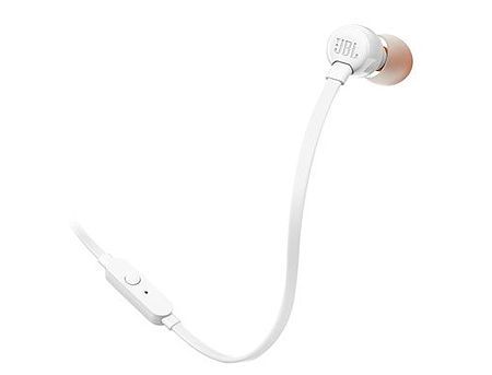 JBL T110 White In-Ear Headphones, 20Hz–20kHz, Microphone, Remote, Cable, JBLT110WHT (casti cu microfon cu fir JBL / проводные наушники с микрофоном JBL) 26420 фото