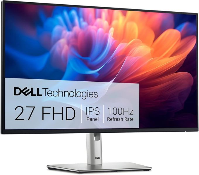 27.0 DELL IPS LED P2725H Ultrathin Bezel Black/Silver (5ms, 1500:1, 300cd,1920x1080, 178°/178°, VGA, DisplayPort, HDMI, USB-C (Data Only), USB Hub: 4 x USB3.2, Refresh Rate 100Hz, Pivot, Height-adjustable, VESA) 1006149218 фото