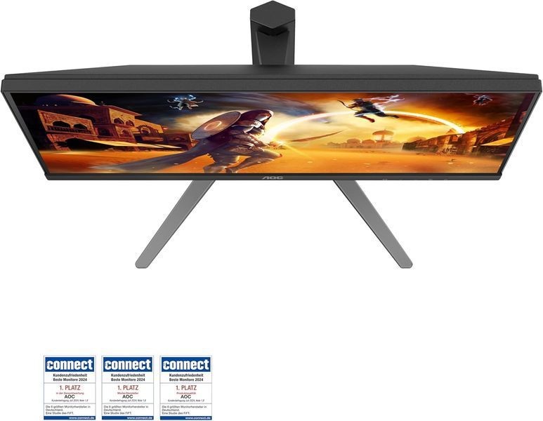 Monitor 27 AOC 27G4HA Black, IPS, 1920x1080 FHD, 200Hz, AdaptiveSync, 0.5msMPRT, 300cd, HDR10 , HDMI+DP, Speakers, Pivot 245378 DOXYTERRA.md фото