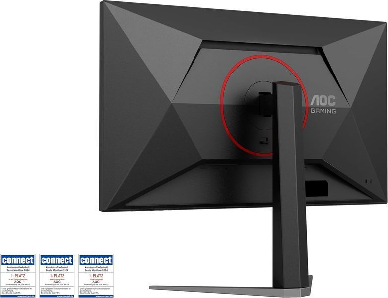 Monitor 27 AOC 27G4HA Black, IPS, 1920x1080 FHD, 200Hz, AdaptiveSync, 0.5msMPRT, 300cd, HDR10 , HDMI+DP, Speakers, Pivot 245378 DOXYTERRA.md фото