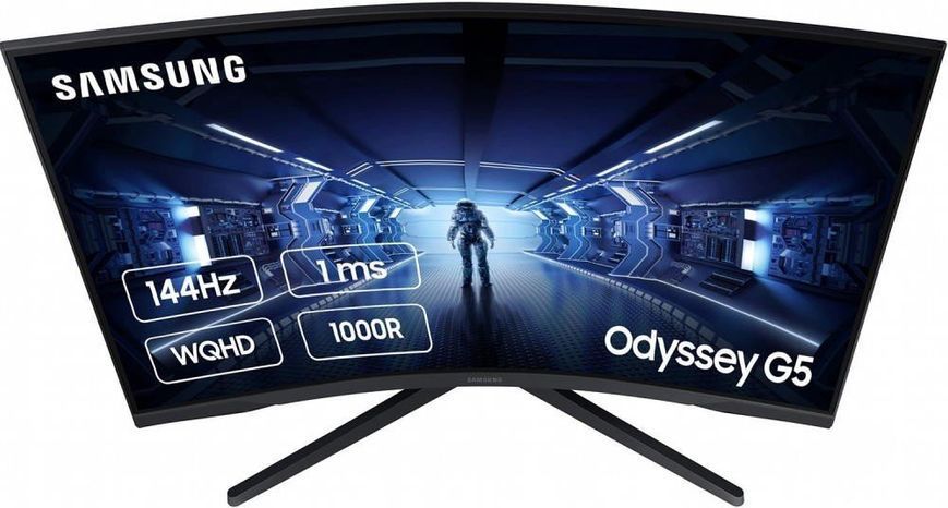 Monitor 31.5 SAMSUNG Odyssey S32CG550 Black, Curved-VA, 2560x1440 WQHD, 165Hz, FreeSync, 1msMPRT, 300cd, HDR10, DP+HDMI+USB 247985 DOXYTERRA.md foto