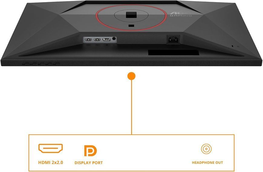 Monitor 27 AOC 27G4HA Black, IPS, 1920x1080 FHD, 200Hz, AdaptiveSync, 0.5msMPRT, 300cd, HDR10 , HDMI+DP, Speakers, Pivot 245378 DOXYTERRA.md фото