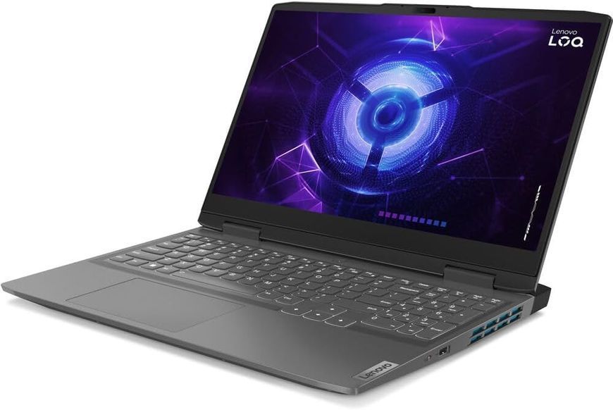 Laptop Lenovo 15.6 LOQ 15IRX9 Luna Grey, Intel Core i5-13450HX, 16Gb, 512Gb, GeForce RTX 4050 6Gb, 15.6 IPS FHD (1920x1080) 144Hz Non-glare, HDMI, Gbit Eth, 802.11ax, USB-C, USB 3.2, FHD Web, No OS, Illum Keyb, 83DV01CGRK 244551 DOXYTERRA.md foto