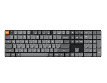 Клавиатура механическая Keychron K5 Max QMK/VIA Wireless Custom Mechanical Keyboard Russian Layout (K5M-B3-RU), Ultra-slim, Full Size layout, RGB Backlight, Gateron Low-Profile 2.0 Mechanical Brown Switch, 2.4GHz&Bluetooth, USB Type-C, gamer 33499 DOXYTERRA.md фото