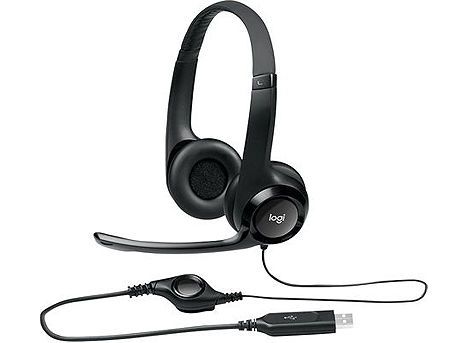 Casti cu microfon Logitech H390 Black USB Headset, Headset: 20Hz-20kHz, Microphone: 100Hz-10kHz, 2.4m cable, 981-000406 (casti cu microfon/наушники с микрофоном) 18126 foto