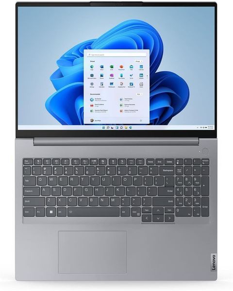 Laptop Lenovo 16.0 ThinkBook 16 G7 ABP Arctic Grey, AMD Ryzen 5 7430U, 16Gb, 512Gb, AMD Radeon Graphics, 16.0 IPS FHD+ (1920x1200) Non-glare, HDMI, Gbit Ethernet, 802.11ax, USB-C DP, USB-A, Card Reader, IR FHD Webcam, FP, No OS, Illum Keyb, 21KK007RRU 233607 DOXYTERRA.md фото