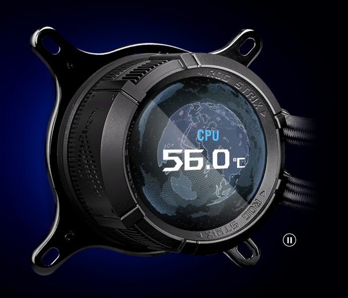 Кулер для процессора ASUS ROG STRIX LC III 360 ARGB LCD All-In-One CPU Liquid Cooler with LCD Display, Intel LGA 1851,1700,1200,115x, AMD AM5, AM4, ROG STRIX AF-12S ARGB Fan 3x120mm 800&ndash;2200rpm, Air Flow 70.38 CFM, 2.1" Full Color IPS LCD 32670 DOXYTERRA.md фото