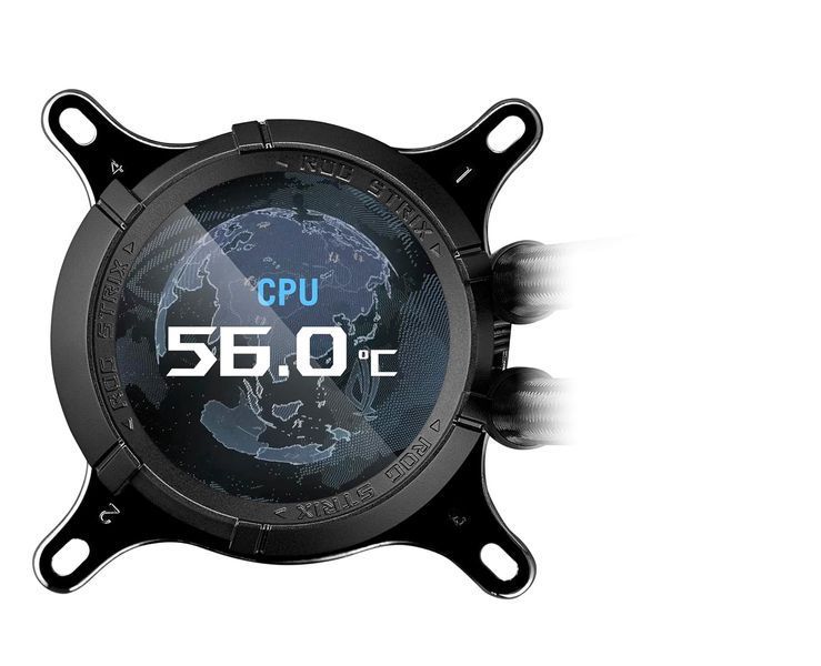 Кулер для процессора ASUS ROG STRIX LC III 360 ARGB LCD All-In-One CPU Liquid Cooler with LCD Display, Intel LGA 1851,1700,1200,115x, AMD AM5, AM4, ROG STRIX AF-12S ARGB Fan 3x120mm 800&ndash;2200rpm, Air Flow 70.38 CFM, 2.1" Full Color IPS LCD 32670 DOXYTERRA.md фото