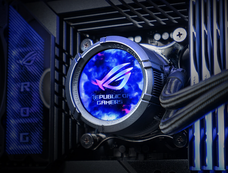 Кулер для процессора ASUS ROG STRIX LC III 360 ARGB LCD All-In-One CPU Liquid Cooler with LCD Display, Intel LGA 1851,1700,1200,115x, AMD AM5, AM4, ROG STRIX AF-12S ARGB Fan 3x120mm 800&ndash;2200rpm, Air Flow 70.38 CFM, 2.1" Full Color IPS LCD 32670 DOXYTERRA.md фото