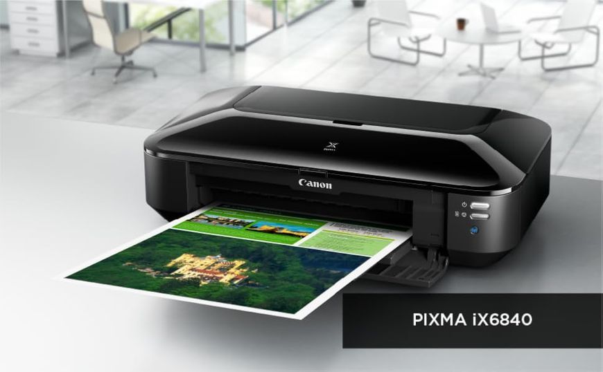 Printer Canon IX6840 InkJet, A3+, USB 2.0, Ethernet: 10/100 Мbit/s, Wi-Fi IEEE802.11 b/g/n, 9600 x 2400 dpi 64105 DOXYTERRA.md foto