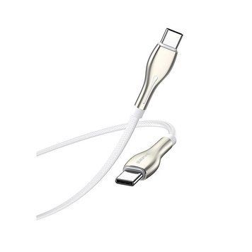 Кабель Borofone BU29 Exquisite 60W charging data cable Type-C to Type-C 1.2m, white 753649 30514 DOXYTERRA.md фото