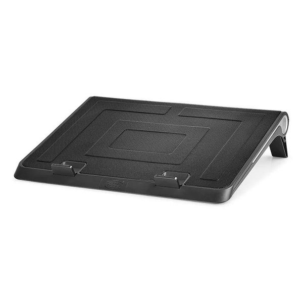 Stand pentru laptop Notebook Cooling Pad DEEPCOOL N180 FS, up to 17, 1 fan - 180mm with fan speed control button, 1150Â±10%RPM, 16~20 dBA, 84.7CFM, 2 viewing angles adjustable, Dual USB ports, Metal Mesh Panel, Hydro Bearing, Black 30034 foto