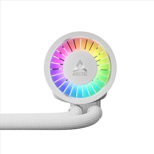 Sistem de racire cu lichid Arctic Liquid Freezer III Pro 360 A-RGB White Multi Compatible All-In-One CPU Water Cooler, Intel 1851/1700 AMD AM5/AM4, VRM Fan A-RGB: 400&ndash;2500rpm, Pump: 800&ndash;2800rpm, 3x120mm P12 Pro A-RGB Fan 600&ndash;3000rpm, Airflow 77 cfm/131 m3 32975 DOXYTERRA.md foto