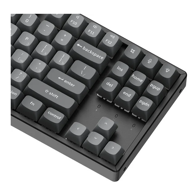 Tastatura mecanica Keychron K8 Max QMK Wireless Custom Mechanical Keyboard Russian Layout (K8M-J3-RU), Black, 80% TKL layout, Aluminium Frame, RGB Backlight, Keychron Super Mechanical Brown Switch, Hot-Swap, 2.4GHz&Bluetooth, USB Type-C, gamer 33500 DOXYTERRA.md foto