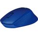 Мышь беспроводная компьютерная Logitech Wireless M330 Silent Plus Blue, Optical Mouse for Notebooks, nano receiver, Blue, 910-004910 28244 фото 1