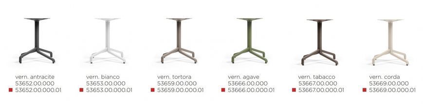 Picior (baza) de masa aluminiu Nardi BASE FRASCA MAXI FIX vern. tabacco 53667.00.000 29419 DOXYTERRA.md foto