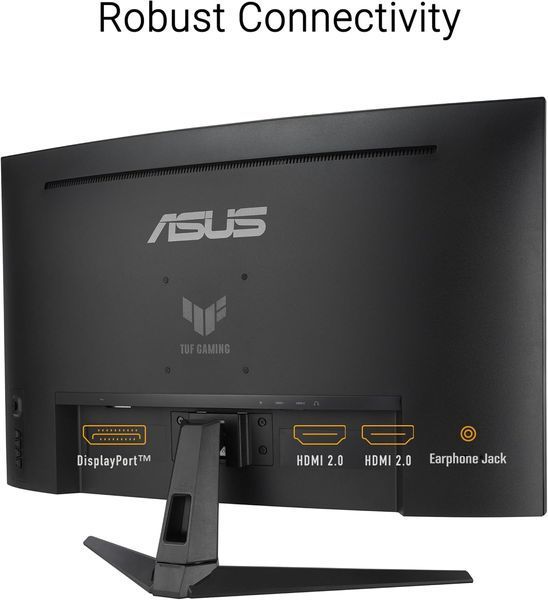 Монитор 31.5 ASUS TUF Gaming VG32WQ3B Curved 1500R 2K Fast VA Gaming Monitor WIDE 16:9, 0.272, 1ms, 180Hz, AMD FreeSync, Contrast 3500:1, DisplayPort: 267~267 KHz(H) / 48~180 Hz (V), 2560x1440 QHD, Speakers 2x2W, HDMI v2.0/Display Port 1.4 32672 DOXYTERRA.md фото