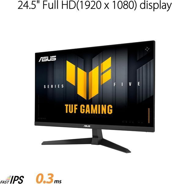 Monitor 24.5 ASUS TUF Gaming VG259Q5A Fast IPS Gaming Monitor WIDE 16:9, HDR10, 0.2832, 0.3ms, 200Hz, FreeSync Premium&G-Sync, Cont. 1000:1, H:240-240kHz,V:48-200Hz, 1920x1080 FullHD, Speakers 2x2W,2xHDMI v2.0/Display Port1.4 33319 DOXYTERRA.md foto